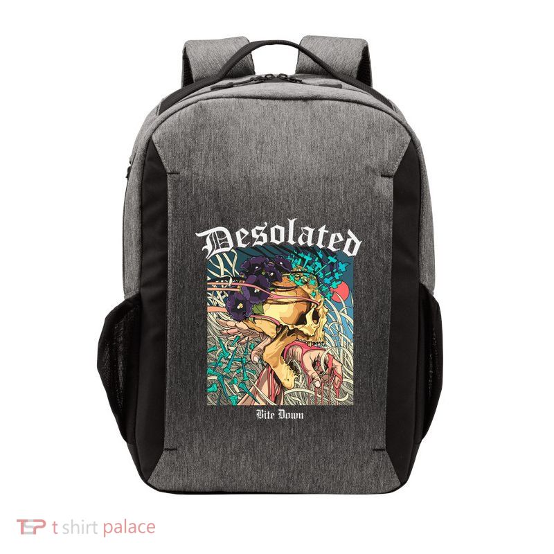 Desolated Bite Down Artwork Vector Backpack