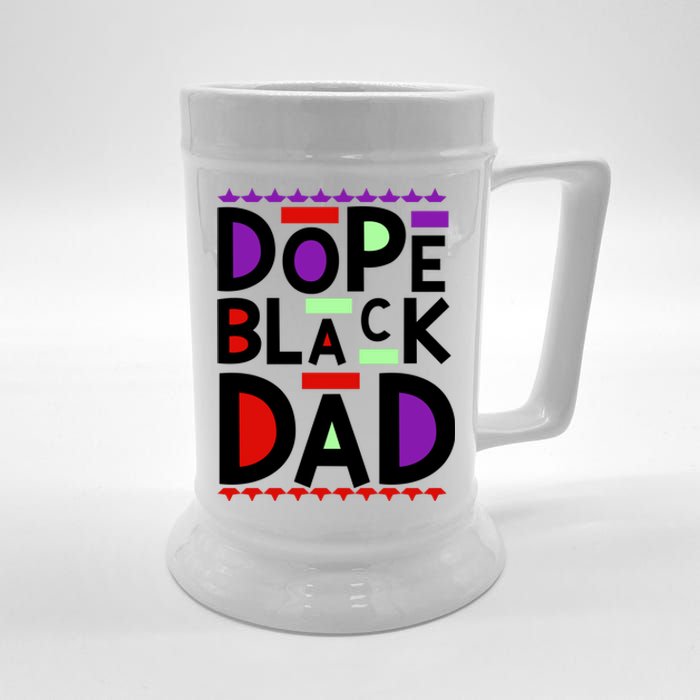 Dope Black Dad Black History Gift Beer Stein