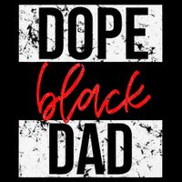 Dope Black Dad Cooling Performance Crew T-Shirt