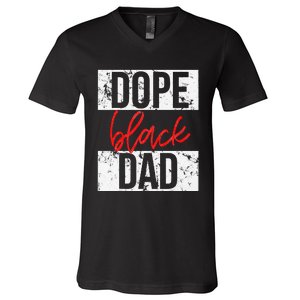 Dope Black Dad V-Neck T-Shirt