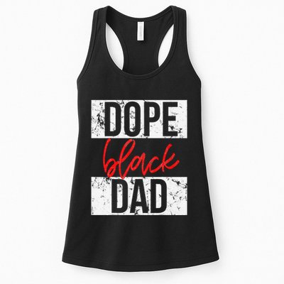 Dope Black Dad Womens Tank Top