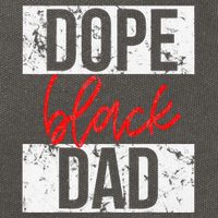 Dope Black Dad Cotton Canvas Backpack