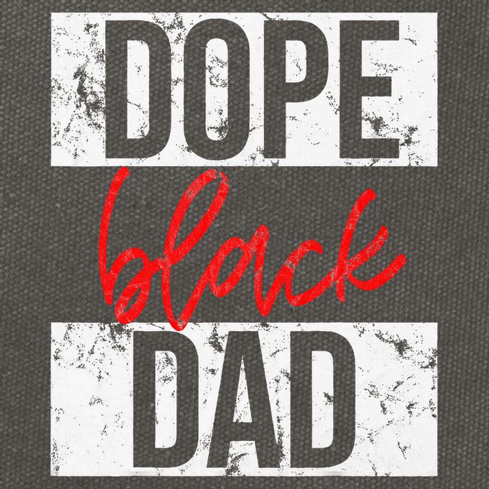 Dope Black Dad Cotton Canvas Backpack