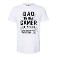 Dad By Day Gamer By Night Funny Father's Day Gaming gift Softstyle CVC T-Shirt