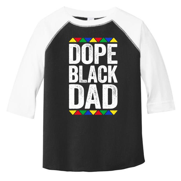 Dope Black Dad Black Pride Toddler Fine Jersey T-Shirt