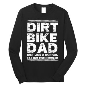 DIRT BIKE DAD Bike Cute Gift Motocross Enduro Funny Gift Long Sleeve Shirt