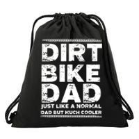 DIRT BIKE DAD Bike Cute Gift Motocross Enduro Funny Gift Drawstring Bag