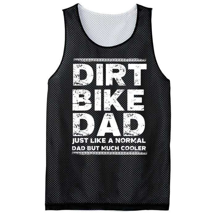 DIRT BIKE DAD Bike Cute Gift Motocross Enduro Funny Gift Mesh Reversible Basketball Jersey Tank