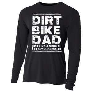 DIRT BIKE DAD Bike Cute Gift Motocross Enduro Funny Gift Cooling Performance Long Sleeve Crew