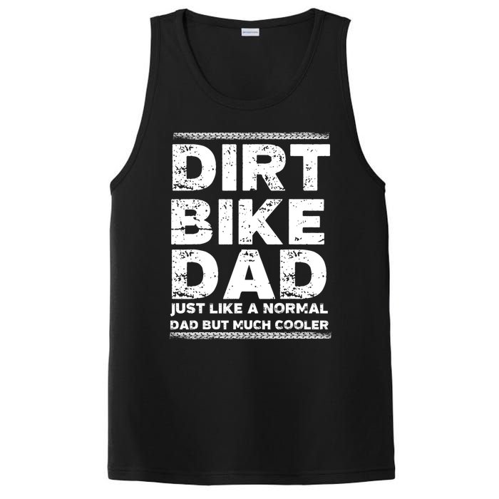 DIRT BIKE DAD Bike Cute Gift Motocross Enduro Funny Gift PosiCharge Competitor Tank