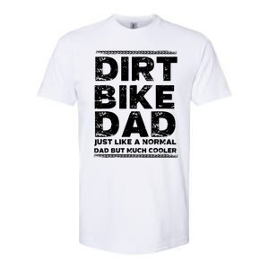 DIRT BIKE DAD Bike Cute Gift Motocross Enduro Funny Gift Softstyle CVC T-Shirt