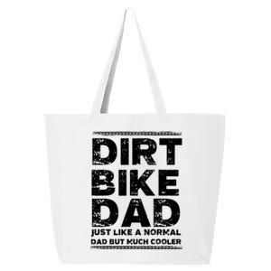 DIRT BIKE DAD Bike Cute Gift Motocross Enduro Funny Gift 25L Jumbo Tote