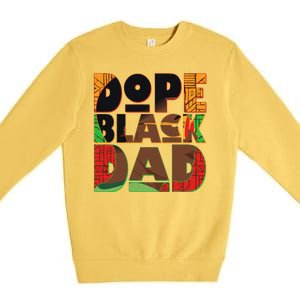 Dope Black Dad Premium Crewneck Sweatshirt