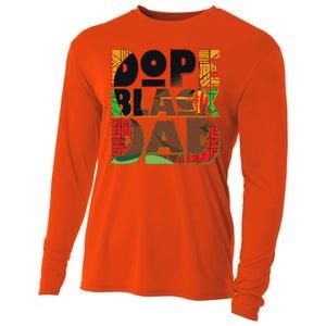 Dope Black Dad Cooling Performance Long Sleeve Crew