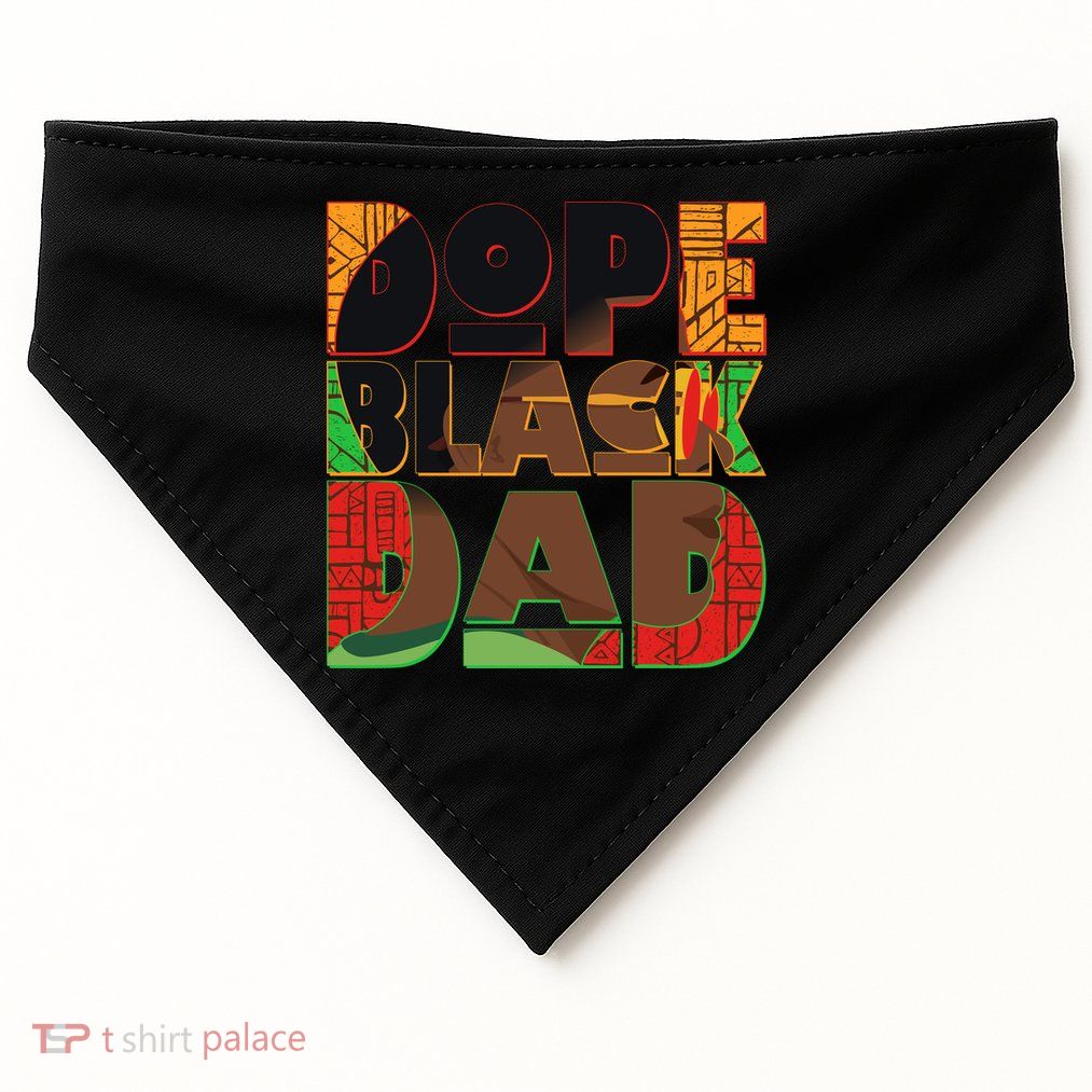 Dope Black Dad USA-Made Doggie Bandana