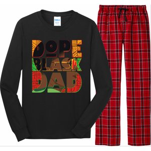 Dope Black Dad Long Sleeve Pajama Set