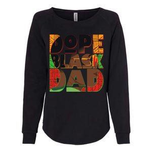 Dope Black Dad Womens California Wash Sweatshirt