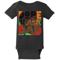 Dope Black Dad Baby Bodysuit