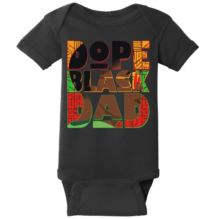 Dope Black Dad Baby Bodysuit