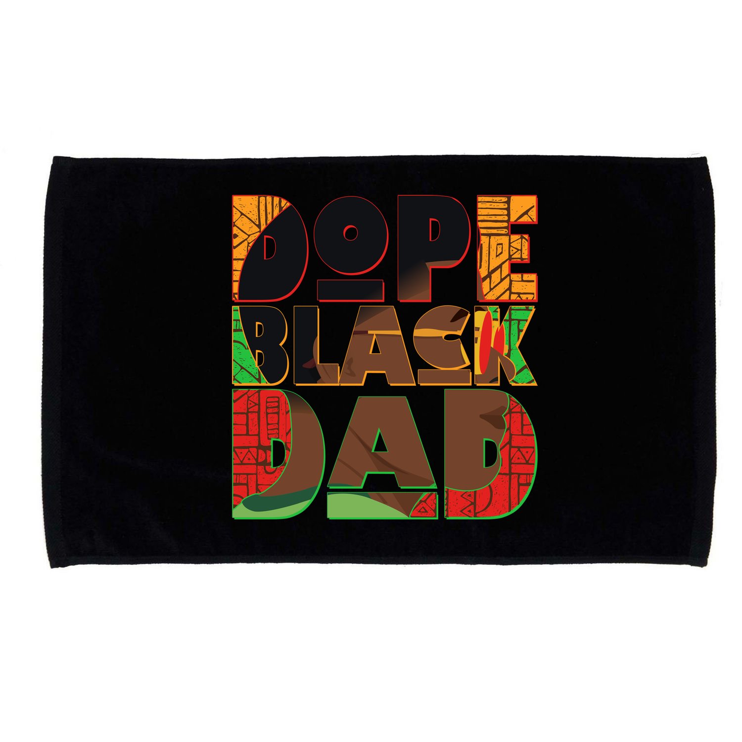 Dope Black Dad Microfiber Hand Towel