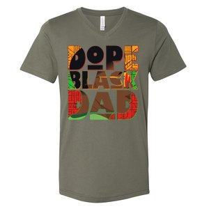 Dope Black Dad V-Neck T-Shirt