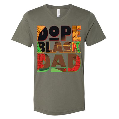Dope Black Dad V-Neck T-Shirt