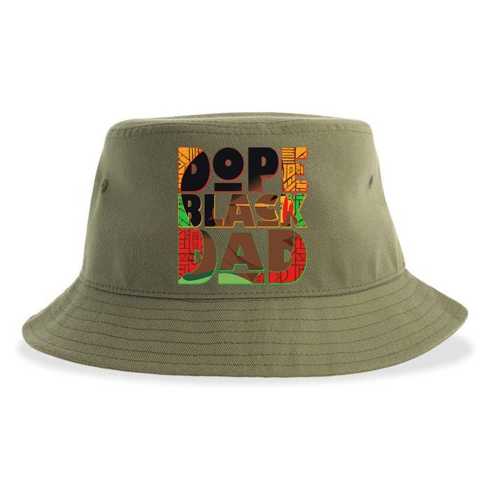 Dope Black Dad Sustainable Bucket Hat