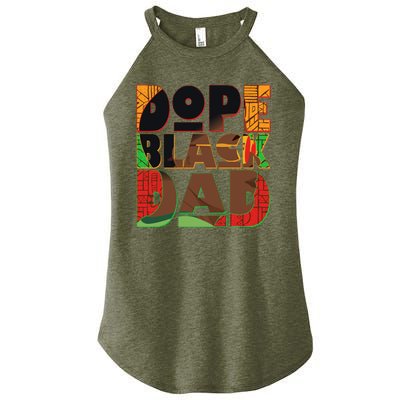 Dope Black Dad Women’s Perfect Tri Rocker Tank