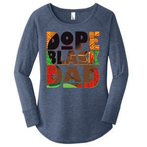 Dope Black Dad Women's Perfect Tri Tunic Long Sleeve Shirt