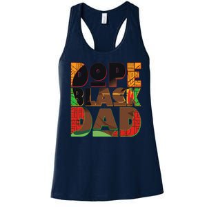 Dope Black Dad Women's Racerback Tank