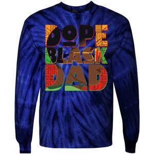 Dope Black Dad Tie-Dye Long Sleeve Shirt