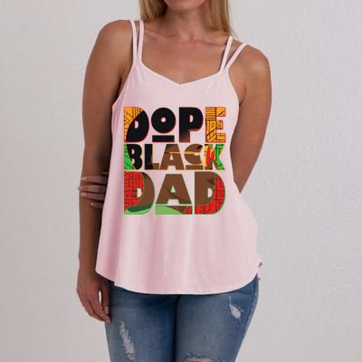 Dope Black Dad Women's Strappy Tank