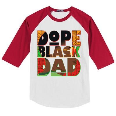 Dope Black Dad Kids Colorblock Raglan Jersey