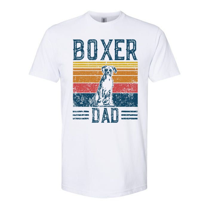 Dog Boxer Dad Vintage Boxer Dad Softstyle CVC T-Shirt