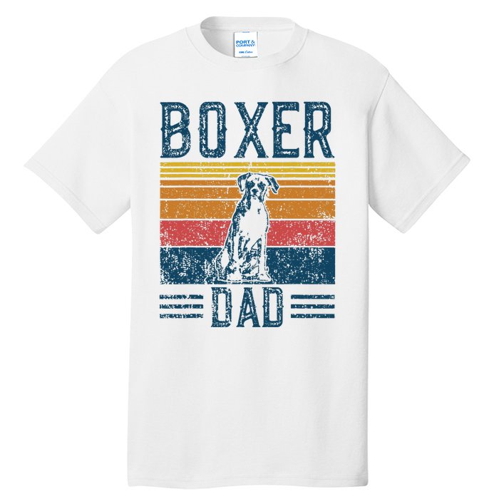 Dog Boxer Dad Vintage Boxer Dad Tall T-Shirt