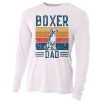 Dog Boxer Dad Vintage Boxer Dad Cooling Performance Long Sleeve Crew