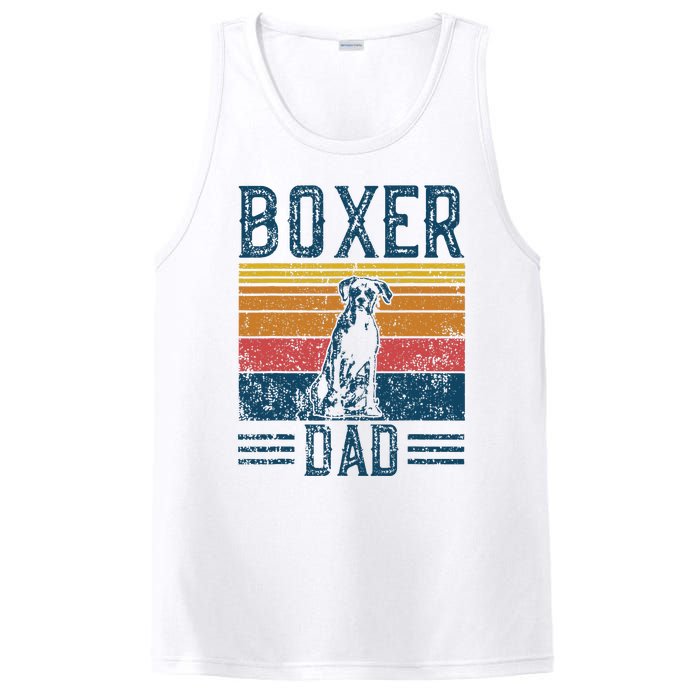 Dog Boxer Dad Vintage Boxer Dad PosiCharge Competitor Tank