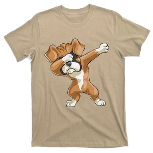 Dabbing Boxer Dog Gift Funny Dab Gift Puppy T-Shirt