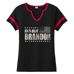 Dark Brandon Ladies Halftime Notch Neck Tee