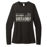 Dark Brandon Womens CVC Long Sleeve Shirt