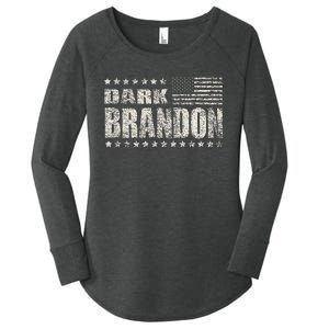 Dark Brandon Women's Perfect Tri Tunic Long Sleeve Shirt