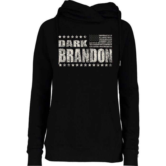 Dark Brandon Womens Funnel Neck Pullover Hood