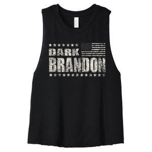 Dark Brandon Women's Racerback Cropped Tank