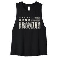 Dark Brandon Women's Racerback Cropped Tank