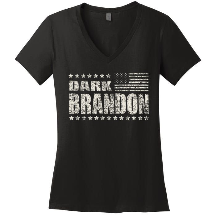 Dark Brandon Women's V-Neck T-Shirt