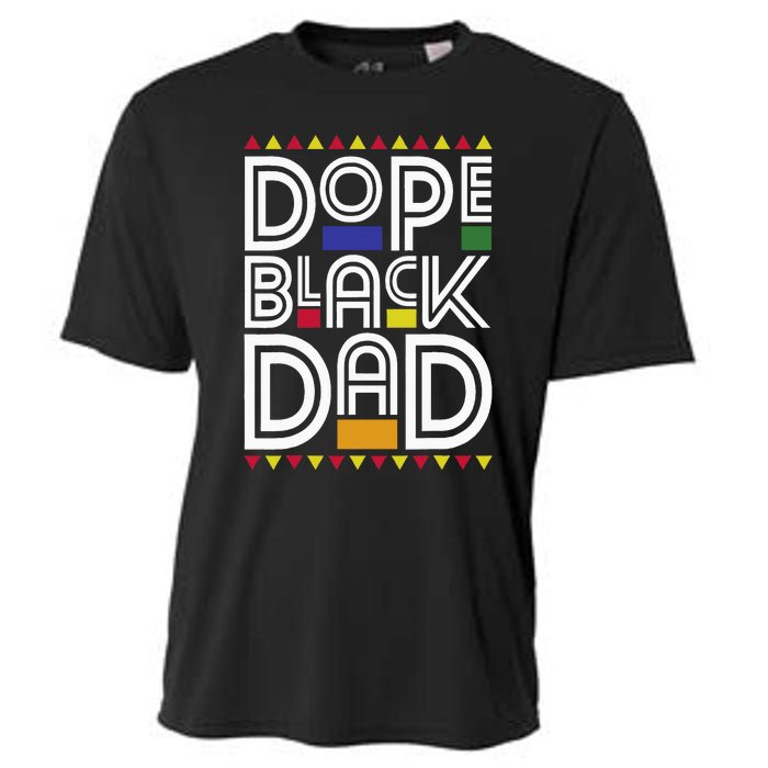 Dope Black Dad Black History Month Juneteenth 1865 Cooling Performance Crew T-Shirt