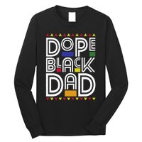 Dope Black Dad Black History Month Juneteenth 1865 Long Sleeve Shirt