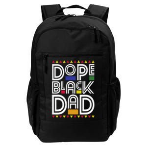 Dope Black Dad Black History Month Juneteenth 1865 Daily Commute Backpack