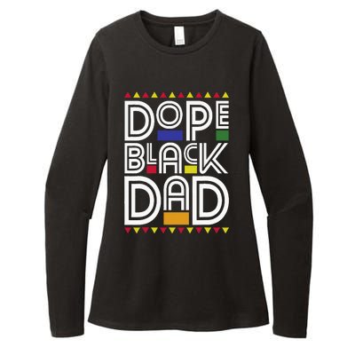 Dope Black Dad Black History Month Juneteenth 1865 Womens CVC Long Sleeve Shirt