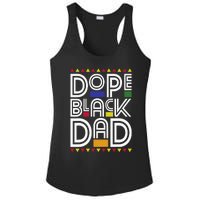 Dope Black Dad Black History Month Juneteenth 1865 Ladies PosiCharge Competitor Racerback Tank